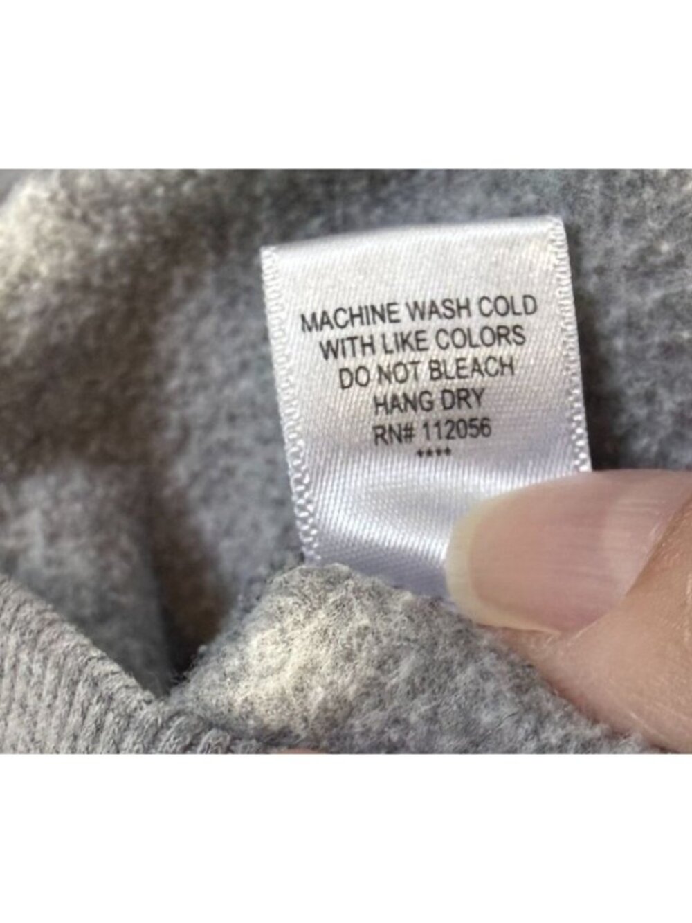Zenana Womens Small Gray Sweatshirt Crewneck Pullover Cozy Pockets Lounge Casual - Picture 11 of 12